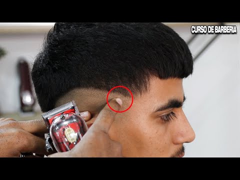 BARBER COURSE - FIRST STEP 💈 HOW TO MARK THE GUIDE LINE, ERASE THE TRIMMER LINE AND THE 0 LINE