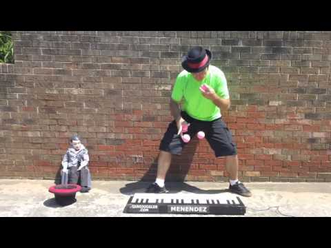 Worlds Fastest Piano Juggler part 5