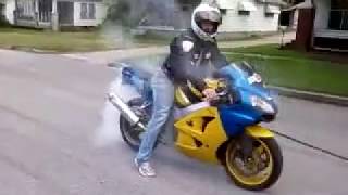 preview picture of video 'Motorcycle Burnout'