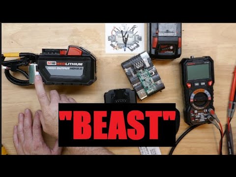 Milwaukee M18 Modified 10AH Power Stack "Beast"