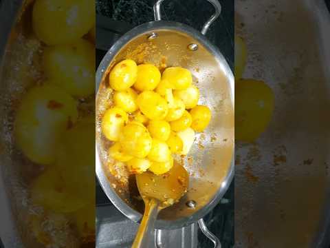 Pickled potatoes! #achariaaloo #aalookirecipe #trending #recipe #shorts #ytshorts #shortvideo #easy