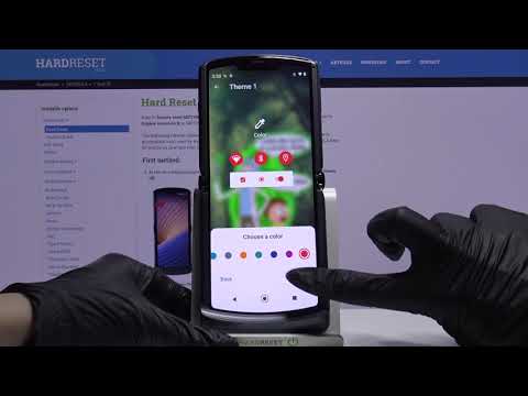 How to Change Style of Icons in Motorola Razr 5G - Pick Different Icons Style