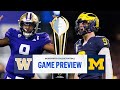 CFP National Championship SUPER PREVIEW: No. 2 Washington vs No. 1 Michigan | CBS Sports