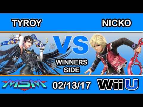 MSM 85 - E2C | Tyroy (Bayonetta) Vs. FAD | Nicko (Shulk) Winners Side - Smash Wii U