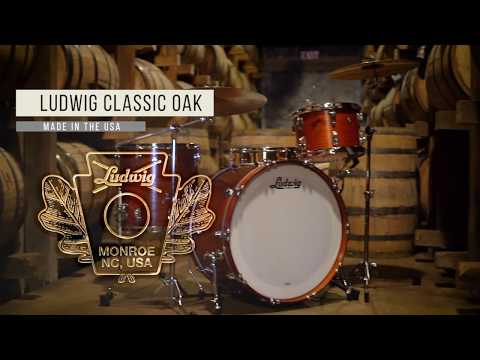 Ludwig Pre-Order Classic Oak Tennessee Whiskey Lacquer 5x14" Kit Snare Drum | Made in USA | Authorized Dealer image 2