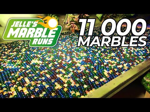 INCREDIBLE Marble Run Machine with 11,000 Marbles!