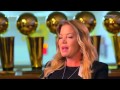 Jeanie Buss talks about growing up with Magic Johnson and Jerry Buss