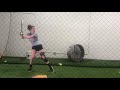 Aug 2019 - batting practice 6 mos post ACL reconstruction 