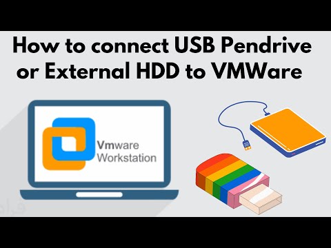 VMWare Workstation - Enable USB Pendrive or External HDD Connection in VMware Virtual Machine