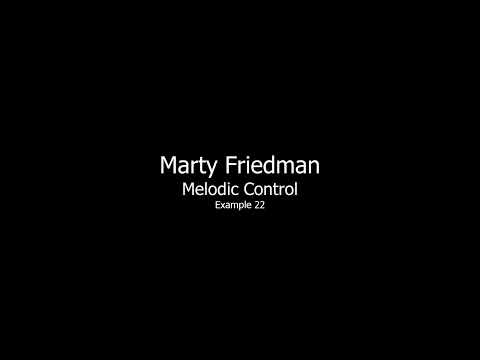 Marty Friedman - Melodic Control Backing Track (example 22)