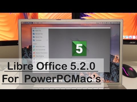 Libreoffice 5.2.0 for PowerPC Mac's