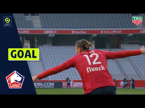 Goal Yusuf YAZICI (65' - LOSC LILLE) LOSC LILLE - AS MONACO (2-1) 20/21