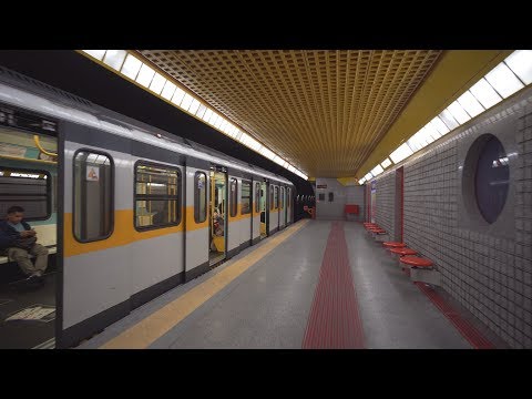 Italy, Milan, metro ride from Machiachini to Dergano