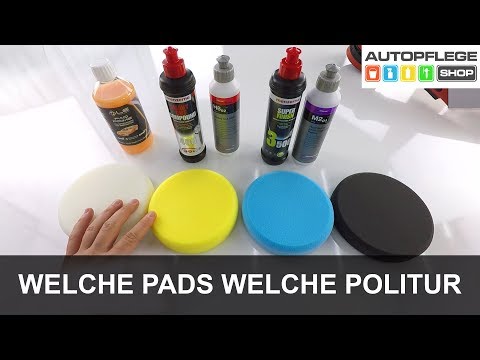 Welche Polierpads für Exzenter