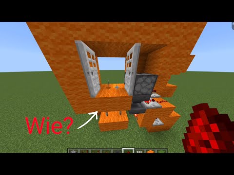Redstone Keycard Tür-Tutorial | Minecraft Bedrock&Java 1.19 | 4K