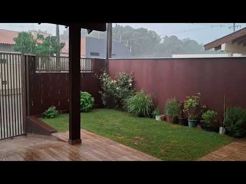 Muita chuva ☔️ em jataizinho Paraná 