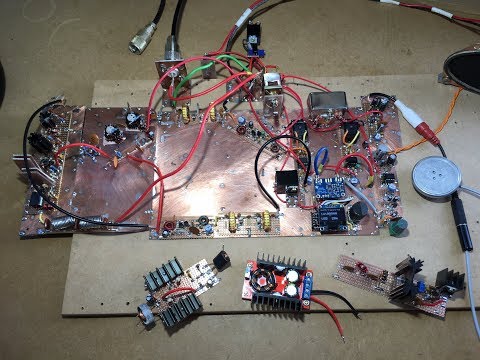 Homebrew Portable 20m SSB Transceiver Part 4 - Transmit Tests
