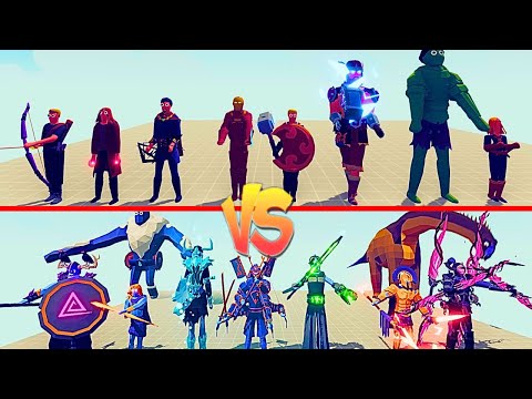 MARVEL Team vs SECRET UNITS Team - Totally Accurate Battle Simulator TABS