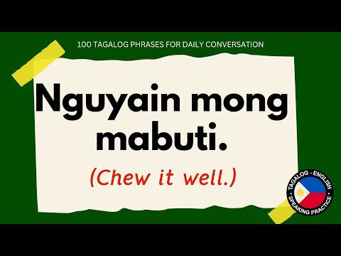 100 TAGALOG PHRASES FOR DAILY CONVERSATIONS | How to Speak Filipino Fluently