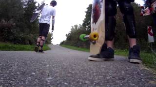 preview picture of video 'Longboard session - Spaarnwoude'
