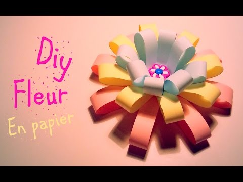 comment construire une fleur en papier