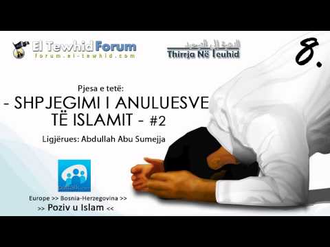 Mesimet rreth Teuhidit 8 (Pjesa e tetë: Shpjegimi i anulueseve të Islamit #2