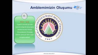 preview picture of video 'Ankara Üniversitesi Elmadağ Meslek Yüksekokulu Amblemi'