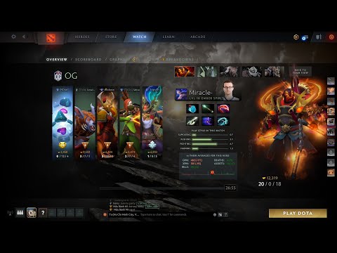 dota2carry Miracle- Ember Spirit - OG vs Nigma - Beyond Epic League 2020