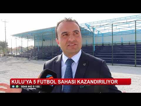 Kulu'ya 5 futbol sahası kazandırılıyor