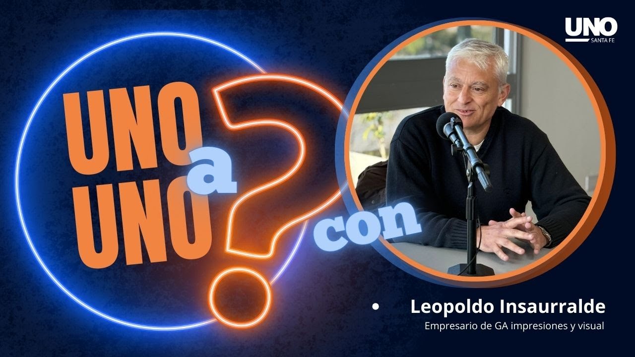 Leopoldo Insaurralde, titular de GEA impresiones pasó por Uno a  Uno