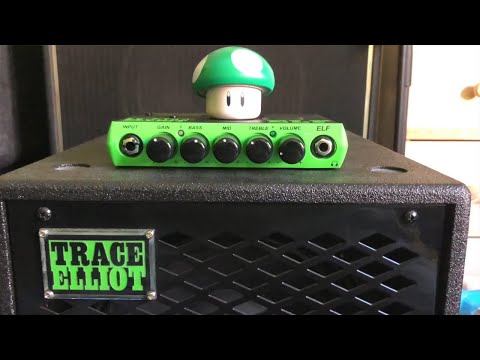 Trace Elliot ELF + Cabinet 1x10 - Proviamolo con basso e contrabbasso !