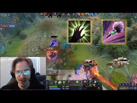 Topson's Rubick having Riki's Sleeping Dart is just disgusting