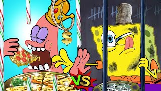 Download lagu Rich Jail vs Broke Jail Food | MUKBANG ANIMATION | SPONGEBOB ANIMATION | SLIME CAT mp3