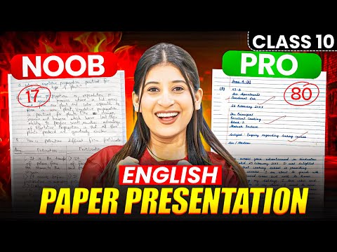 CBSE AIR 1 English Paper Presentation🔥| Class 10 tips and tricks! 
