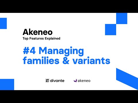 Akeneo Features: How to manage families and variant families | Divante
