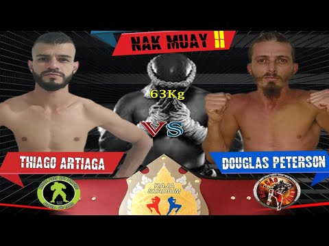 THIAGO ARTIAGA (SHEREK MUAY THAI) vs DOUGLAS PETERSON (GFB) GP 63KG CHAMPION FACTORY II RAJA STADIUM