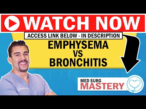 Chronic Bronchitis vs Emphysema Memory Tricks, Pathophysiology, COPD NCLEX review RN & LPN