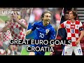 PRŠO, MODRIĆ | Great CROATIA EURO EURO GOALS!