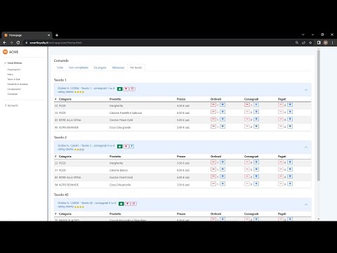Ricezione degli Ordini con SmartMenu