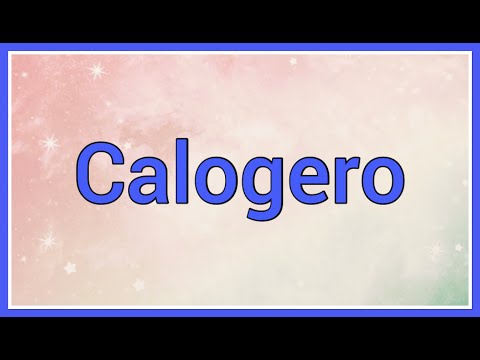 Calogero | Name Origin Meaning