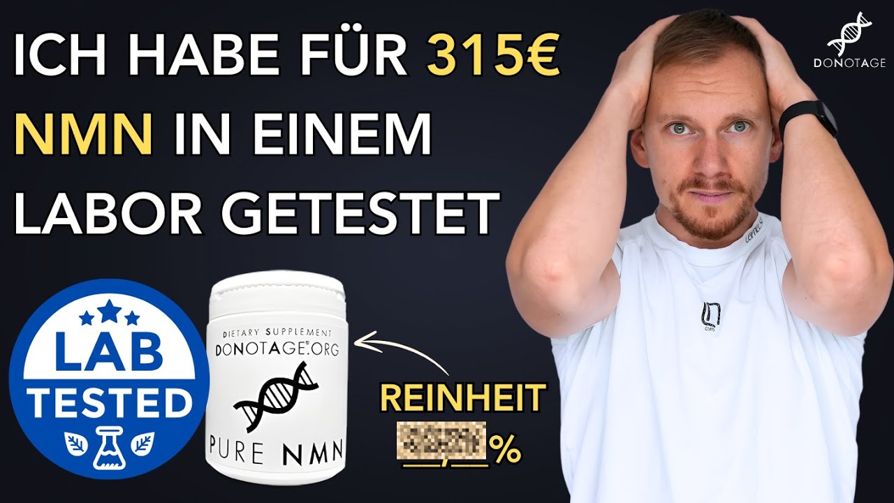 315€ für einen Labortest – ist das NMN von DoNotAge wirklich so gut? - Benedikt Keck Longevity Video (5:15)