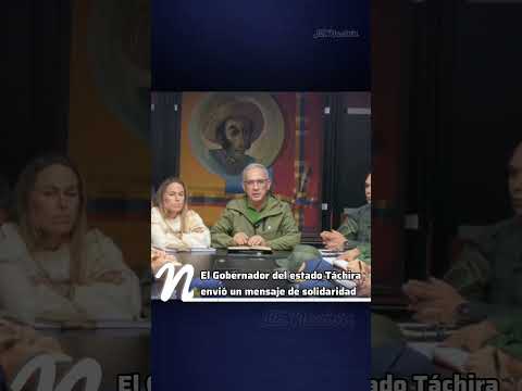 Gobernador del Táchira envíaensaje de solidaridad #venezuela #caracas #Terremoto