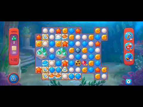 Fishdom Hard Level 10451 (with full horseshoe boosters) @choraelmin