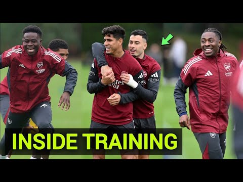 SHOCKER! 😱 Gyökeres OUT as Arsenal Train for UCL Clash vs Slavia Prague!Injury Concern for Arteta?
