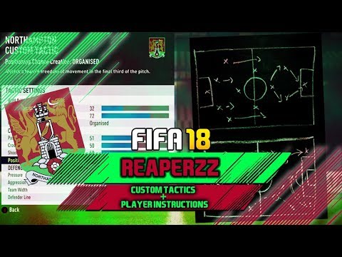 BEST CUSTOM TACTICS, PLAYER INSTRUCTIONS AND FORMATIONS IN FIFA 18 ULTIMATE TEAM