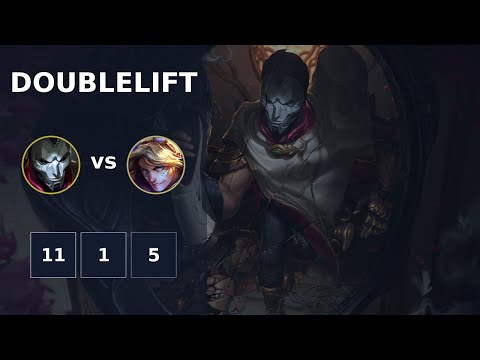 [ Doublelift ] Jhin BOT vs Ezreal 11/1/5 | NA CHALLENGER | LOL Season 2022