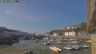 Porthleven Pilot Gig Club Gig Shed Webcam - Cornwall UK live webcam