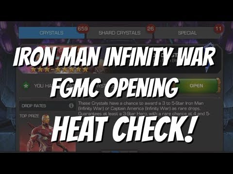Iron Man Infinity War Grandmaster Crystal Opening - Marvel Contest of Champions