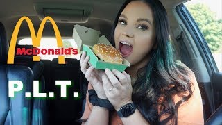 TRYING MCDONALD'S NEW PLT | PLANT BASED BURGER!