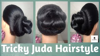 Tricky Juda Hairstyle || Simple Juda Hairstyle || Easy Juda Hairstyle  🌼